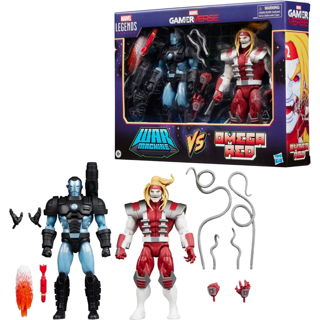 Marvel Legends Gamerverse War Machine vs Omega Red 2 PACK