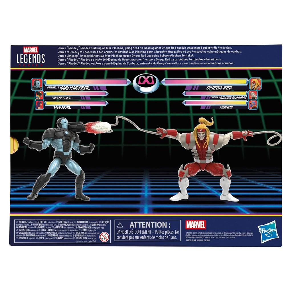 Marvel Legends Gamerverse War Machine vs Omega Red 2 PACK
