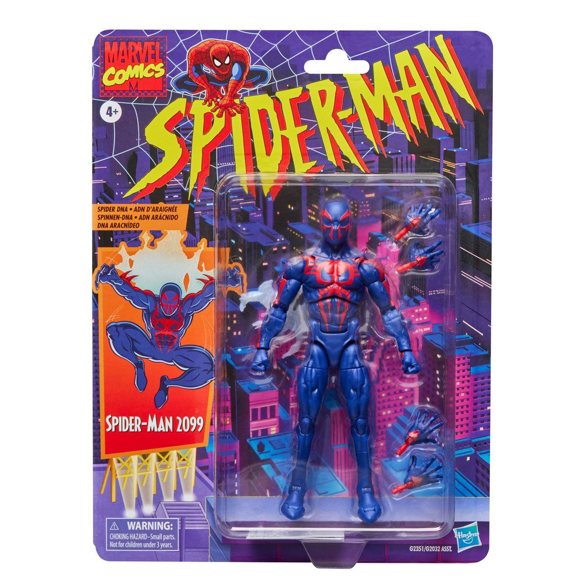 Figura de Acción SpiderMan Marvel Legends Retro Spider-Man 2099