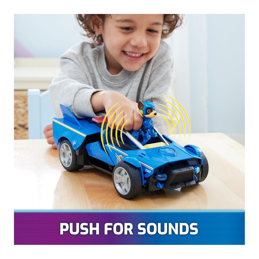 Vehiculo Paw Patrol Crusero Transformable Chase Patrulla Canina Luces y Sonidos