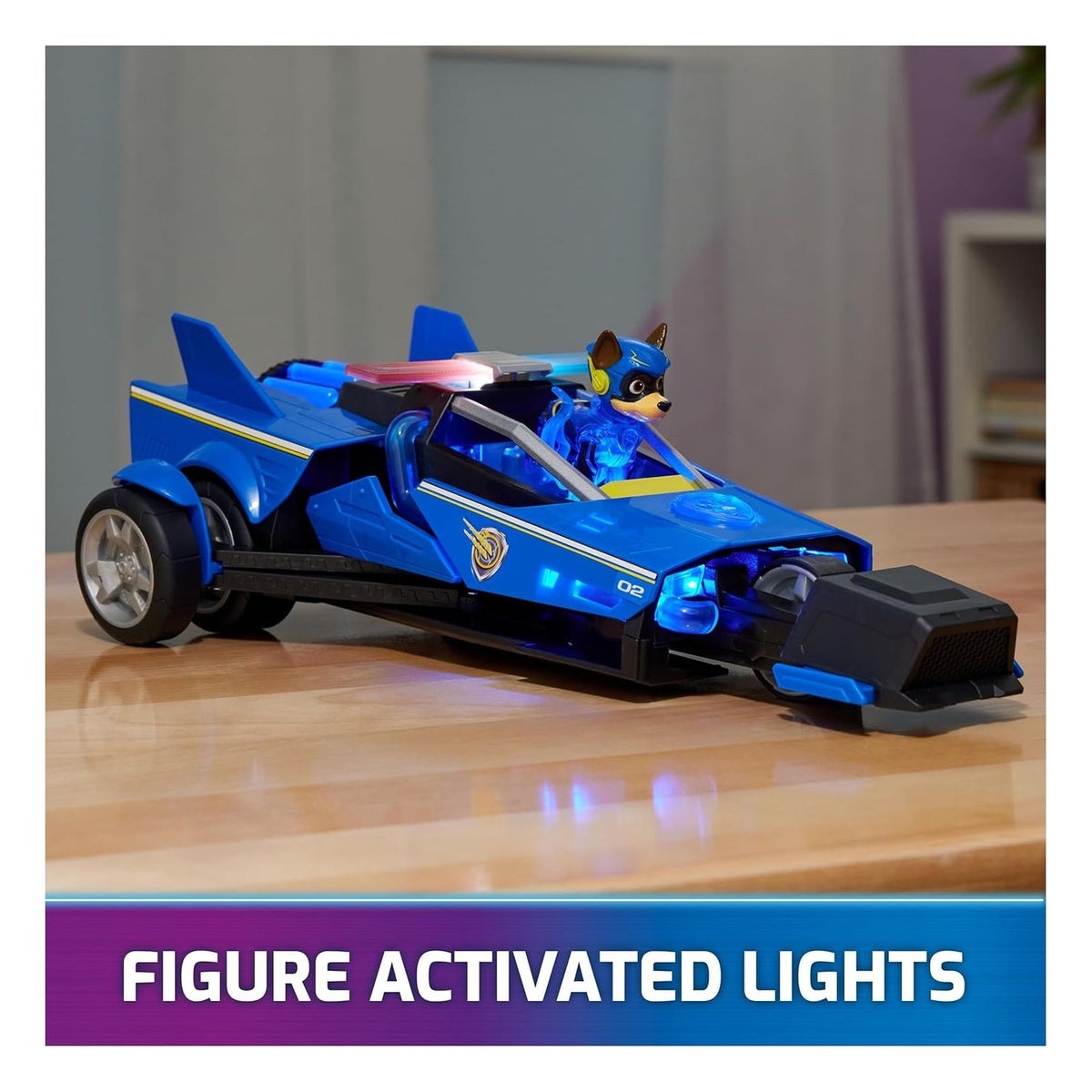 Vehiculo Paw Patrol Crusero Transformable Chase Patrulla Canina Luces y Sonidos