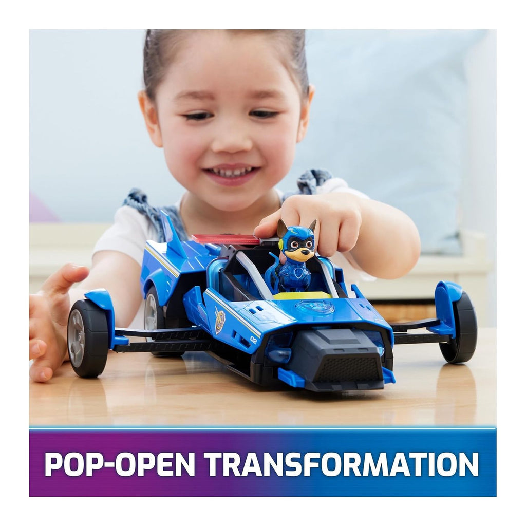 Vehiculo Paw Patrol Crusero Transformable Chase Patrulla Canina Luces y Sonidos