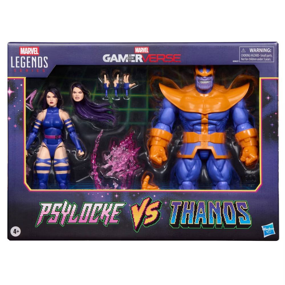 Marvel Legends Series Gamerverse Psylocke vs Thanos 2 PACK EXCLUSIVO