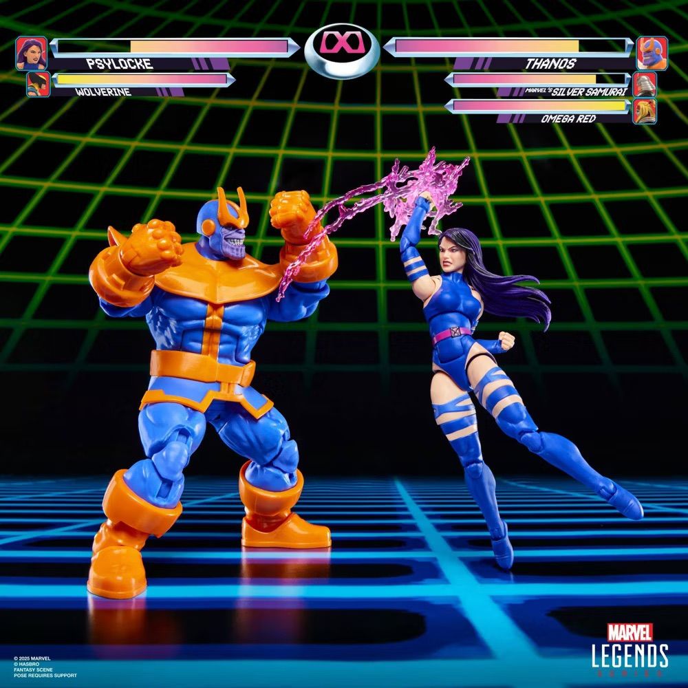 Marvel Legends Series Gamerverse Psylocke vs Thanos 2 PACK EXCLUSIVO