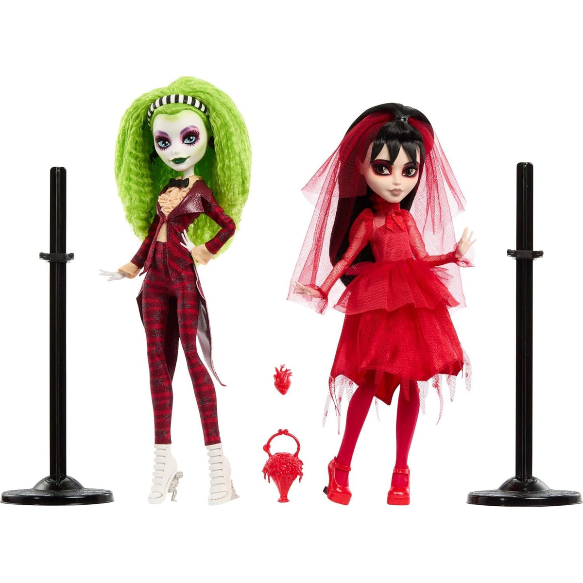 Monster High Skullector Beetlejuice Beetlejuice Betelgeuse y Lydia Deetz Exclusivo
