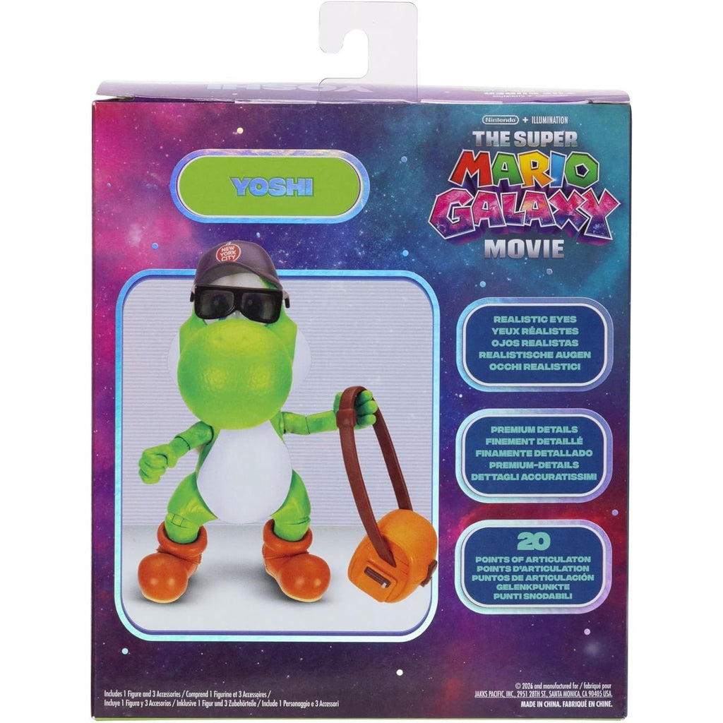Figura Yoshi Super Mario Bros Galaxy Movie 12cm