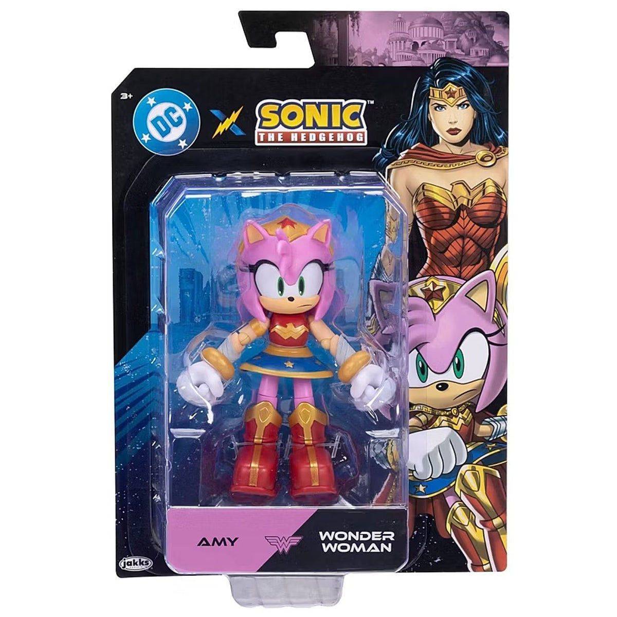 DC x Sonic the Hedgehog Amy Mujer Maravilla