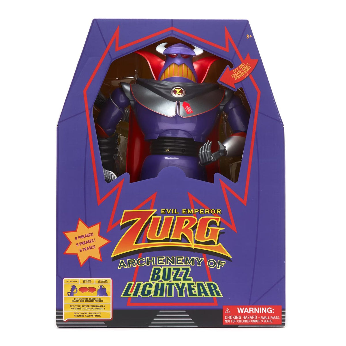 Muñeco Oficial Toy Story Zurg Interactivo Luces y Sonidos Altura 35cm