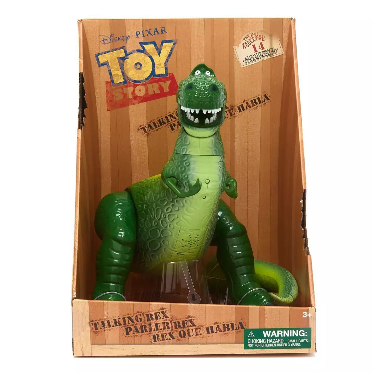Muñeco Oficial Toy Story Rex Interactivo con Sonidos Altura 30cm