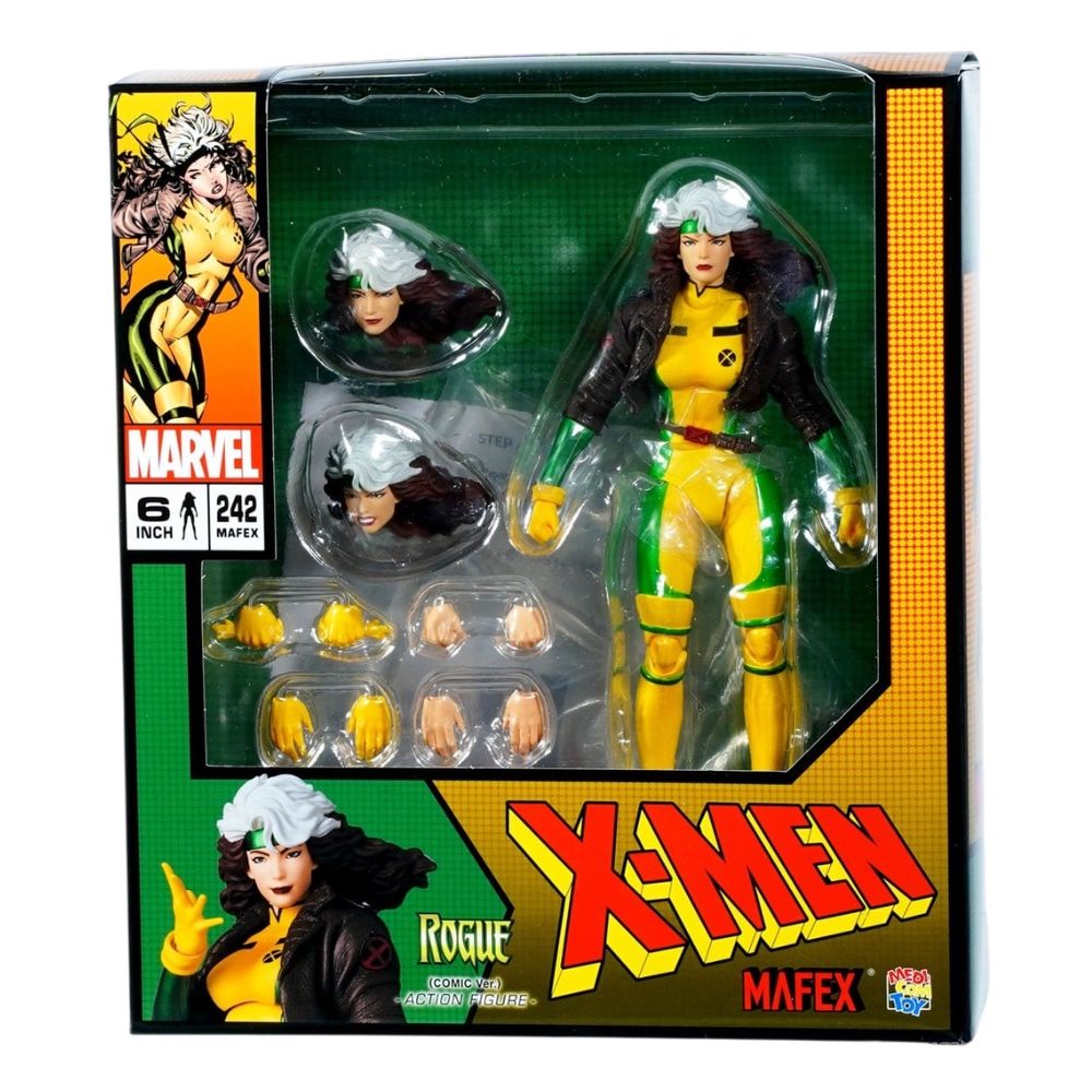 Figura de Acción Marvel MAFEX 242 Rogue X-Men Comic Ver.
