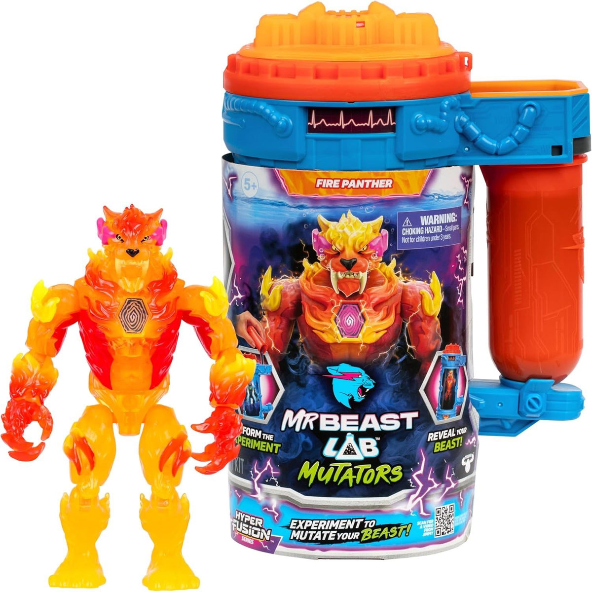 Pantera de Fuego MR BEAST LAB Mutadores Hyper Fusion Panther