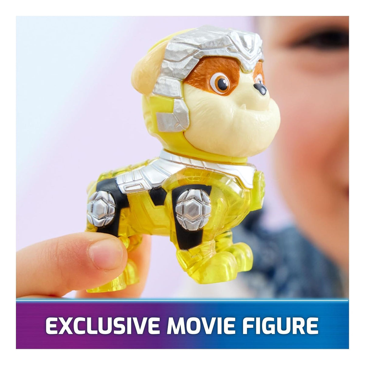 Paw Patrol The Mighty Movie camión de construcción Rubble Luces y Sonidos