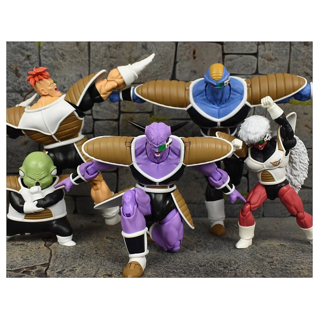 Set Completo Dragon Ball Z SH Figuarts Fuerzas Especiales Ginyu Reccome Jiece Burter & Guldo