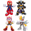 4 Pack DC x Sonic Batman Shadow Superman Knuckless Cyborg Tails Amy Mujer Maravilla