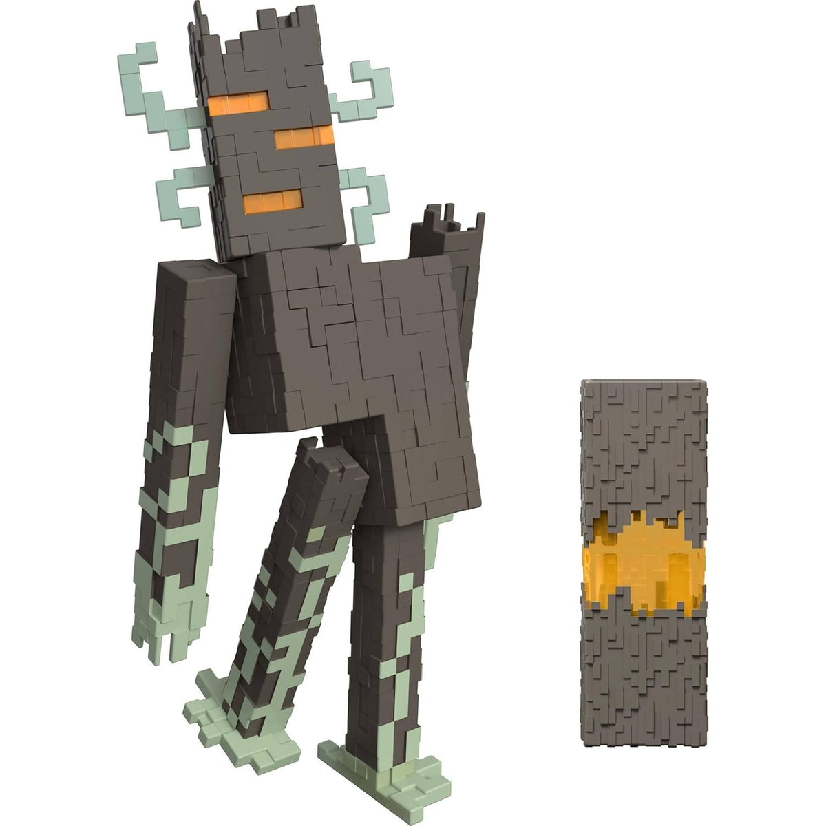 Minecraft Figura de acción de The Creaking con luces sonidos y accesorio 21cm