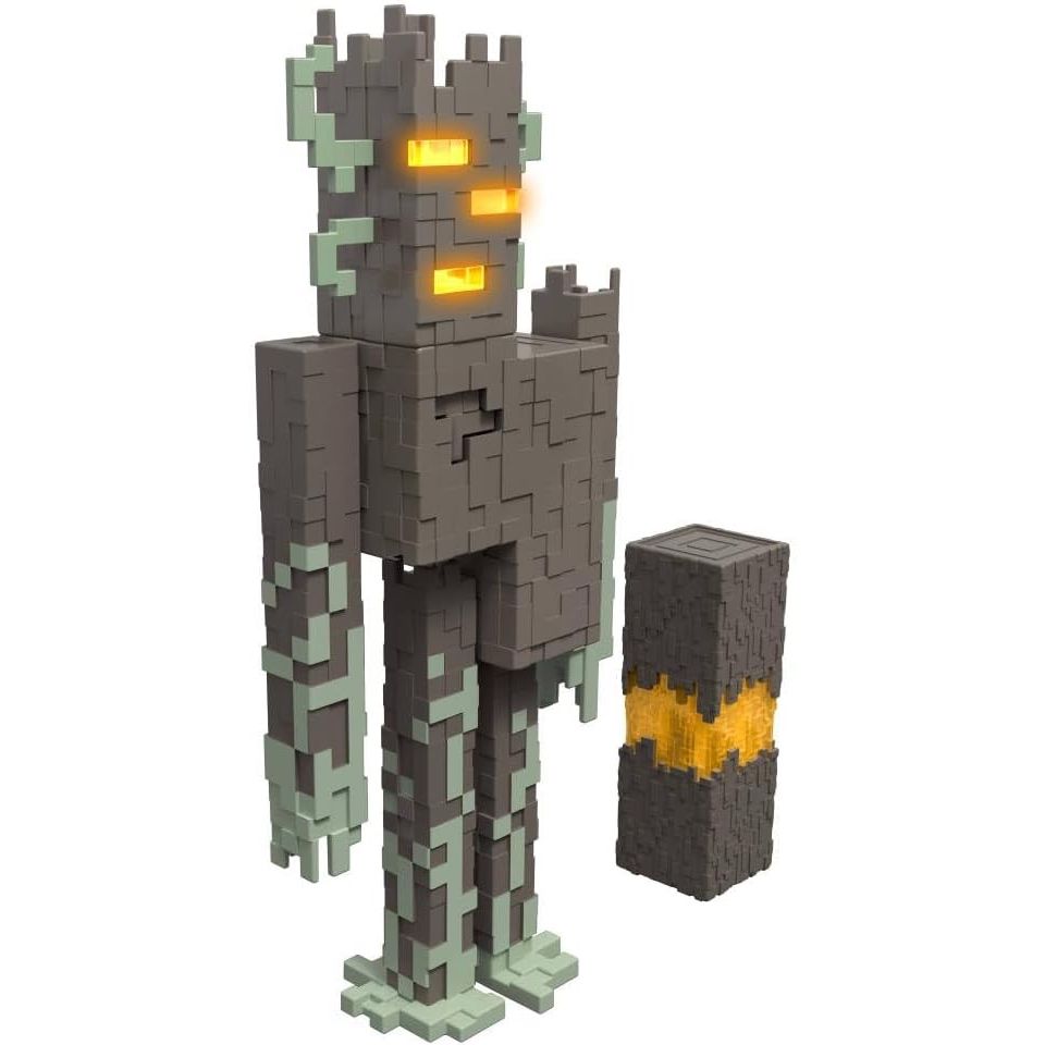 Minecraft Figura de acción de The Creaking con luces sonidos y accesorio 21cm