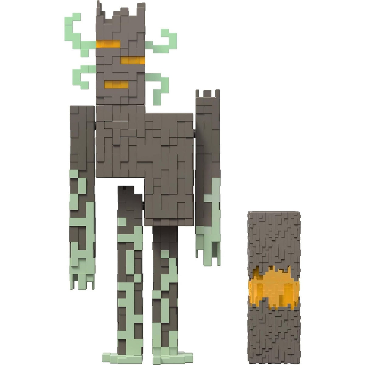 Minecraft Figura de acción de The Creaking con luces sonidos y accesorio 21cm