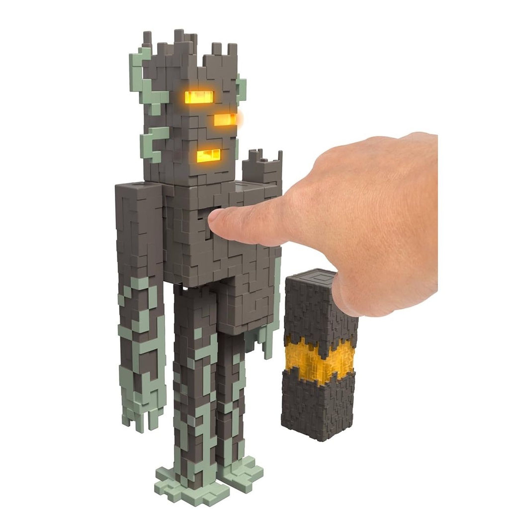 Minecraft Figura de acción de The Creaking con luces sonidos y accesorio 21cm