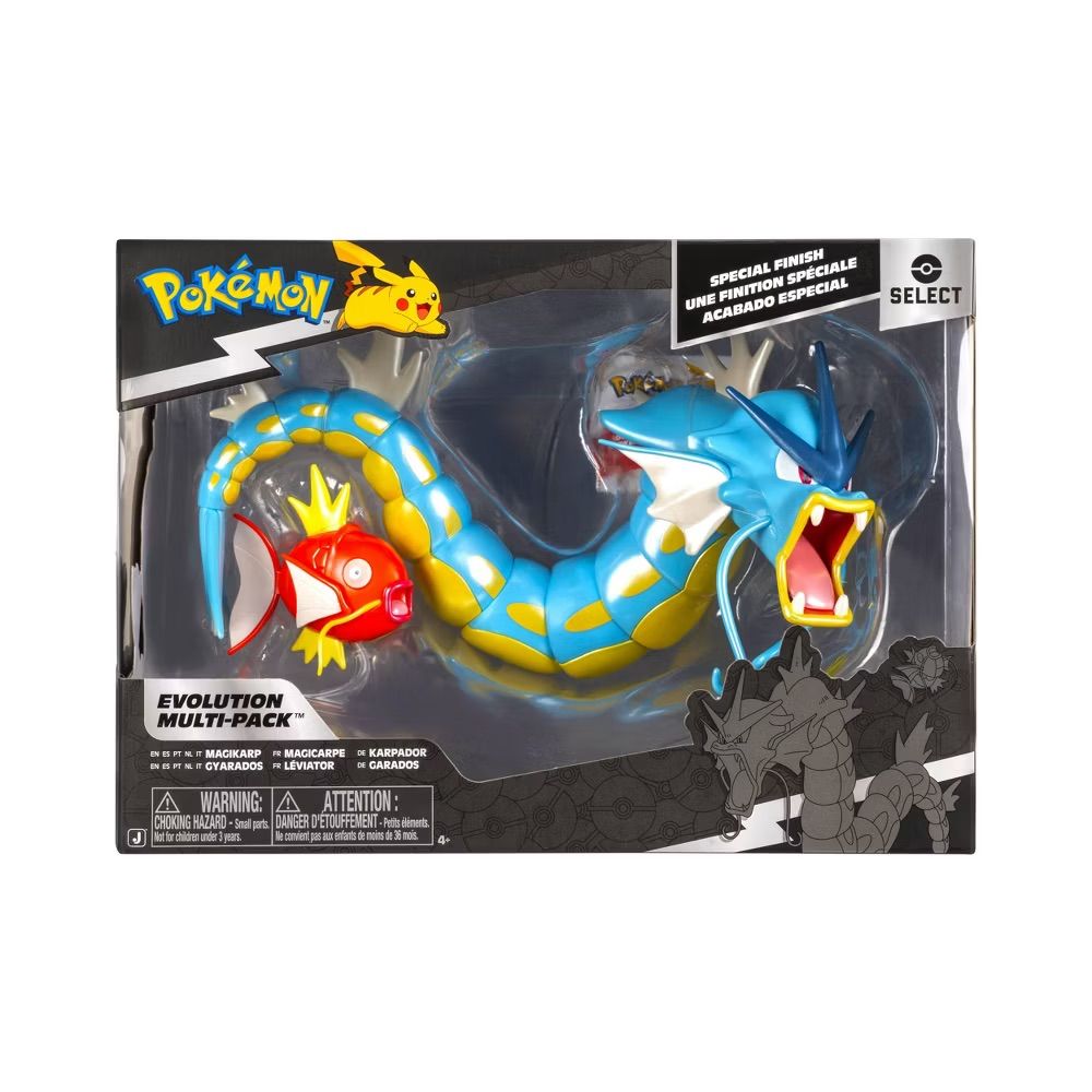 Pokemon Select Garados Magikarp Evolution Multipack Gyarados
