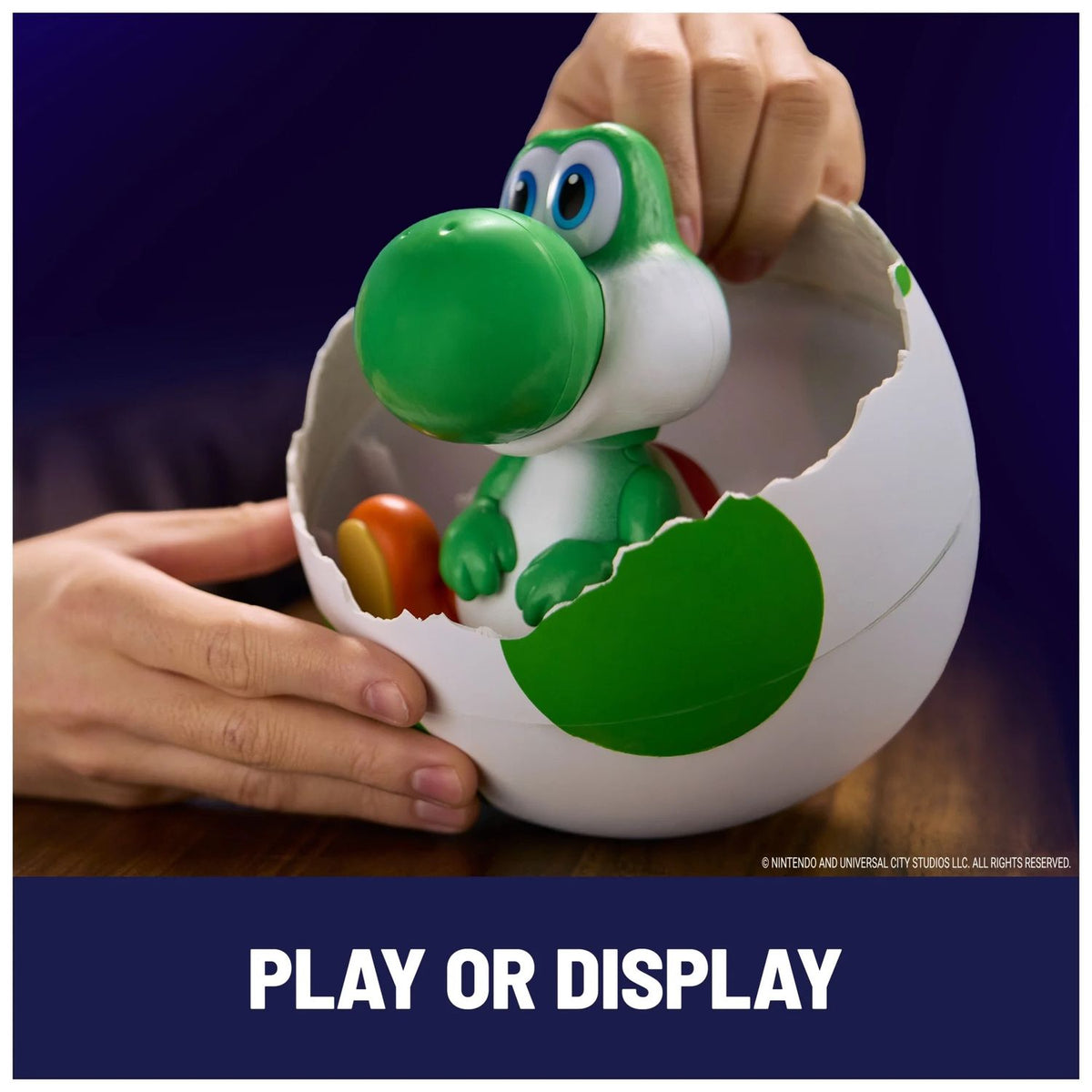 Muñeco Interactivo Super Mario Bros Galaxy Huevo Yoshi Hatchin Luces y Sonidos