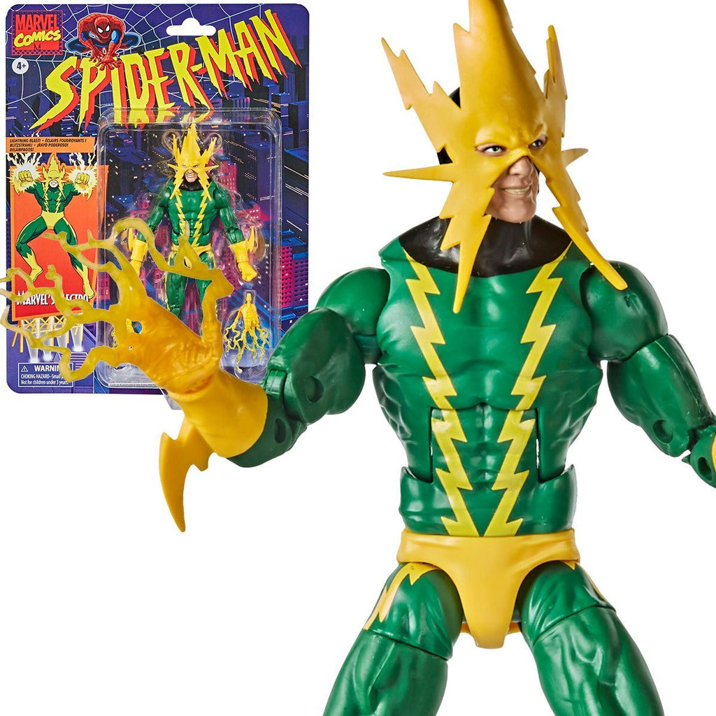 Figura de Accion Spider-Man Marvel Legends Retro Electro
