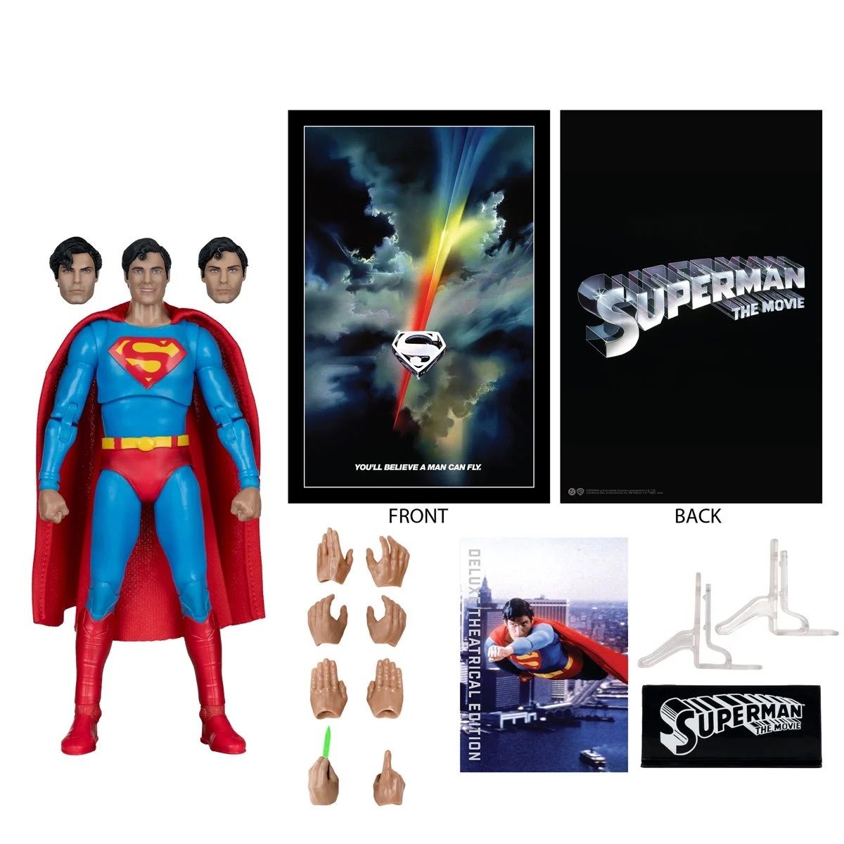 Figura Superman 1978 Christopher Reeve Mcfarlane Deluxe Theatrical Edition