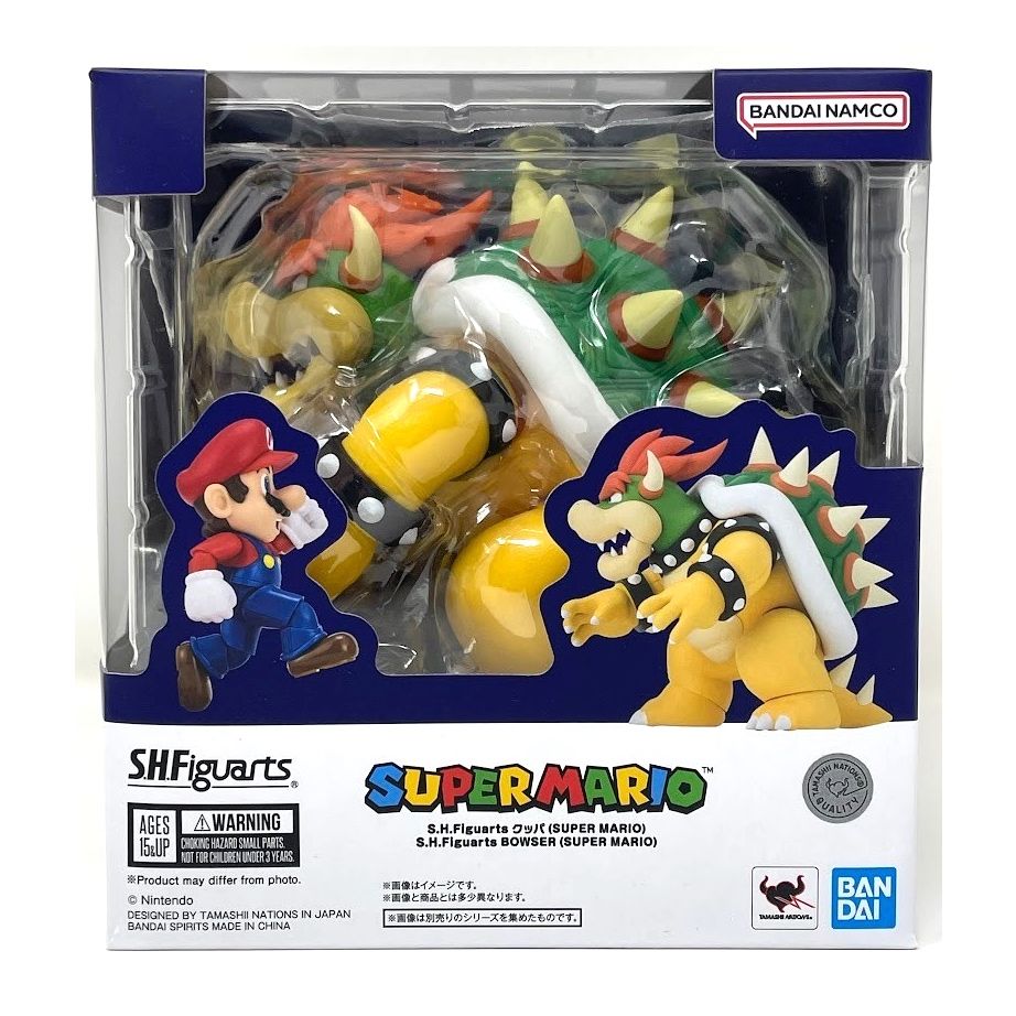 Figura Super Mario Bros Galaxy SH Figuarts Bowser con Accesorios