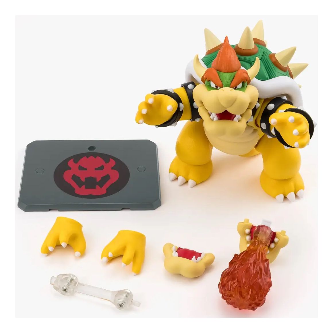 Figura Super Mario Bros Galaxy SH Figuarts Bowser con Accesorios