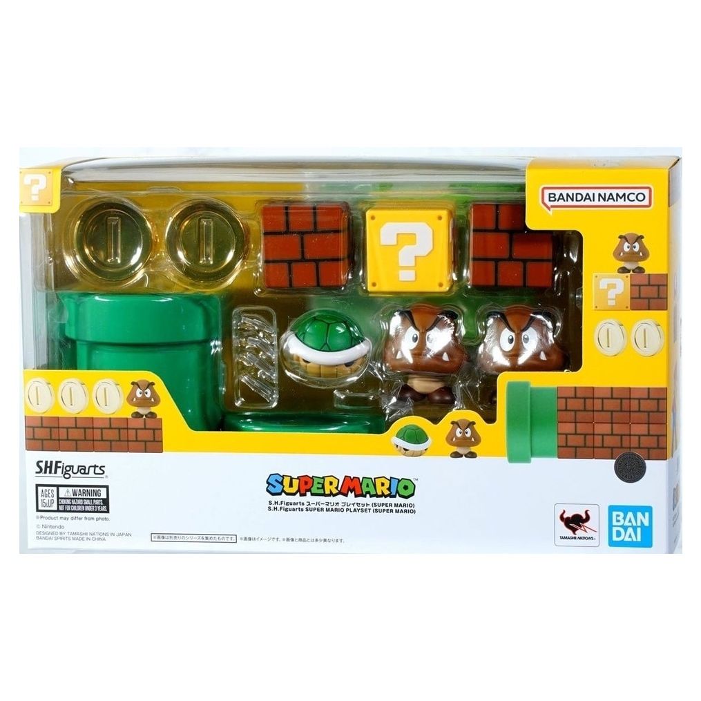 Set Super Mario Bros Galaxy SH Figuarts Mario Brothers Playset