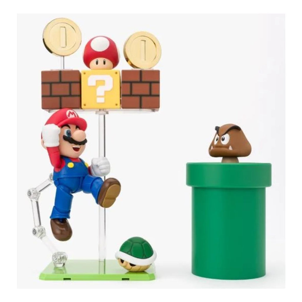 Set Super Mario Bros Galaxy SH Figuarts Mario Brothers Playset