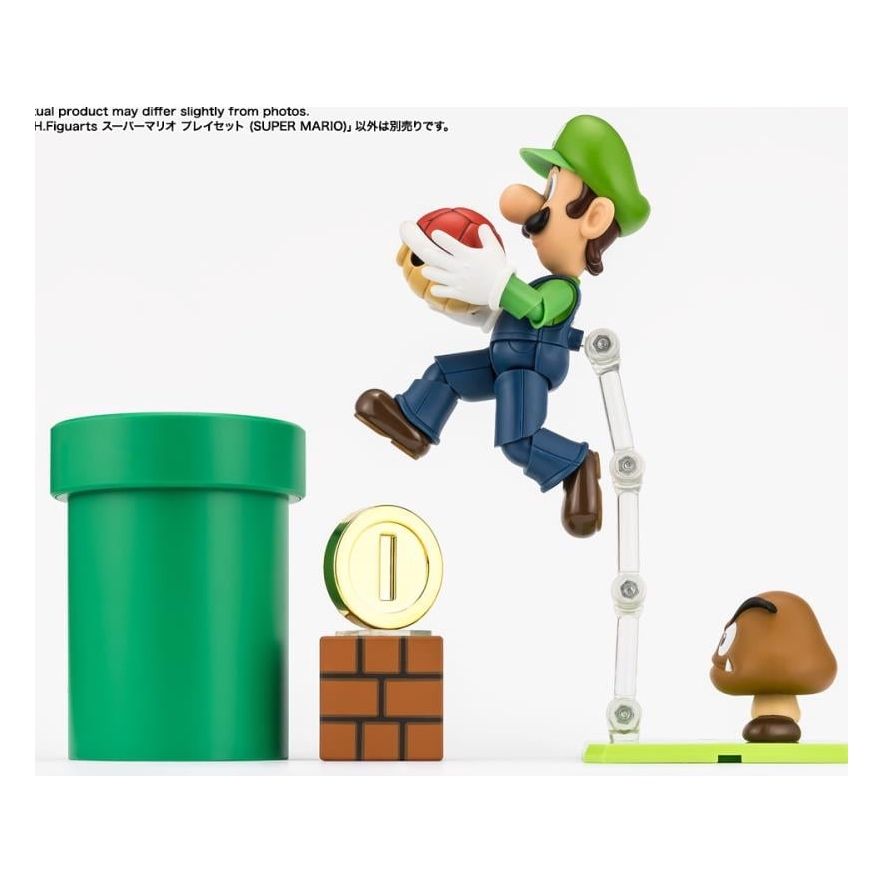 Set Super Mario Bros Galaxy SH Figuarts Mario Brothers Playset