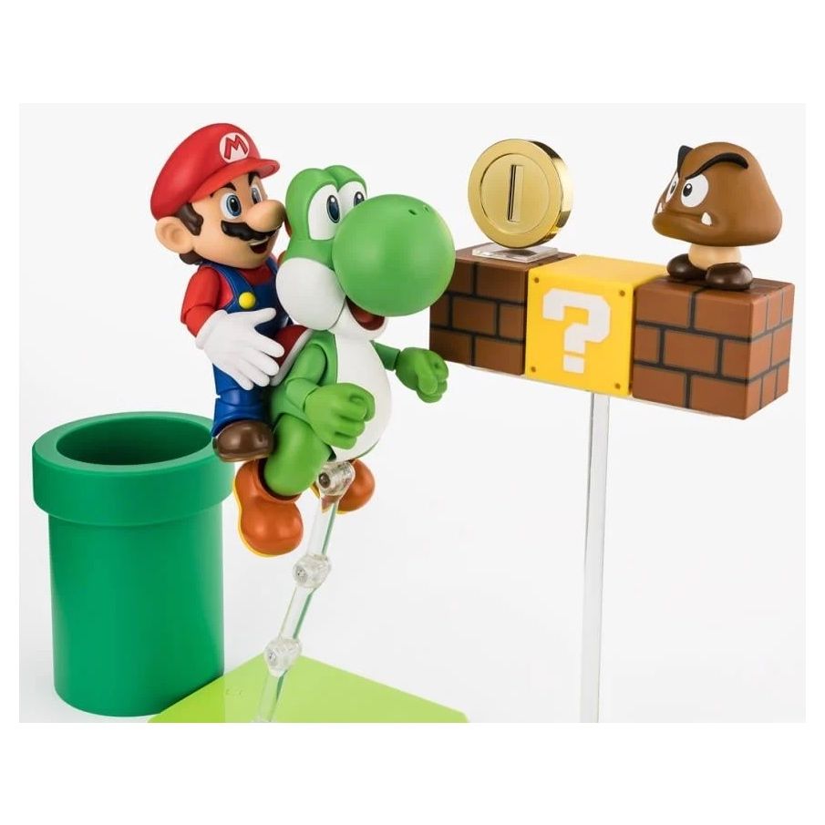 Set Super Mario Bros Galaxy SH Figuarts Mario Brothers Playset