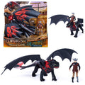 Figura de Accion Chimuelo Rojo e Hipo Vikingo Como entrenar a tu dragon