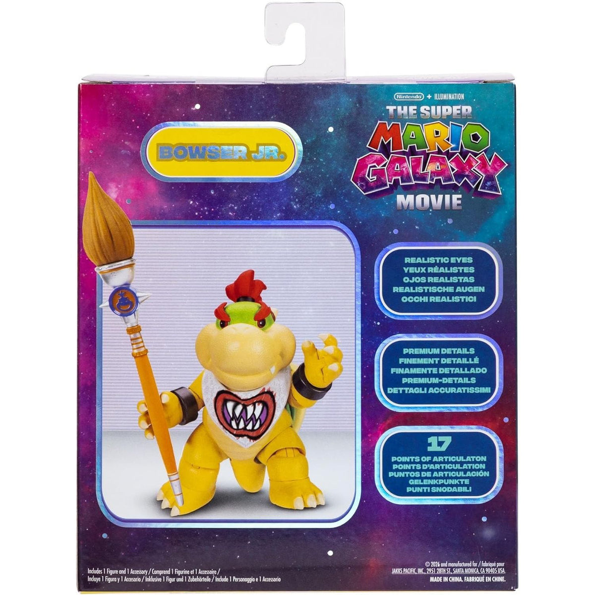 Figura Bowser JR Super Mario Bros Galaxy Movie 12cm