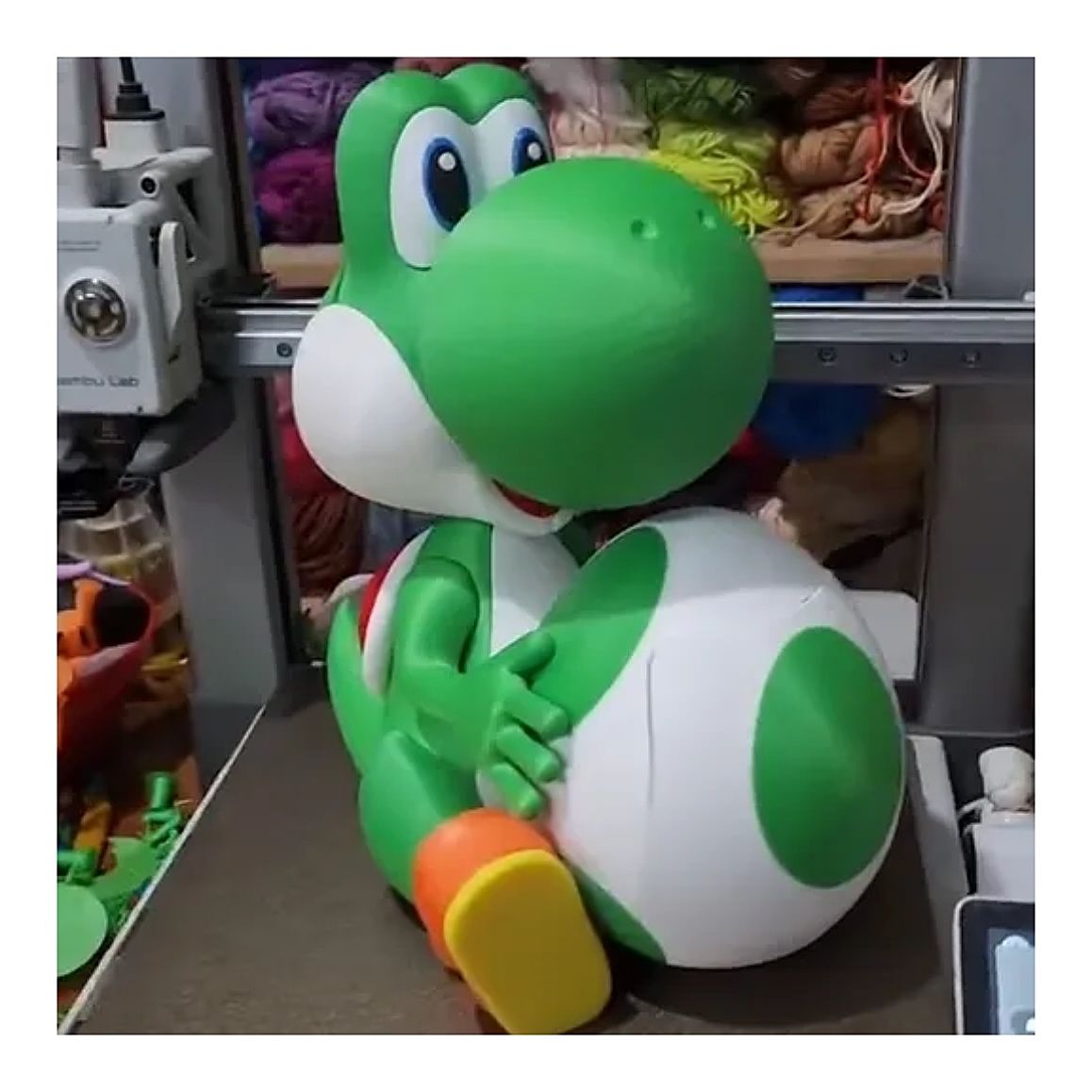 Palomera Yoshi Mario Bros Galaxy Impresión 3D Pop Corn Canchita Palomitas