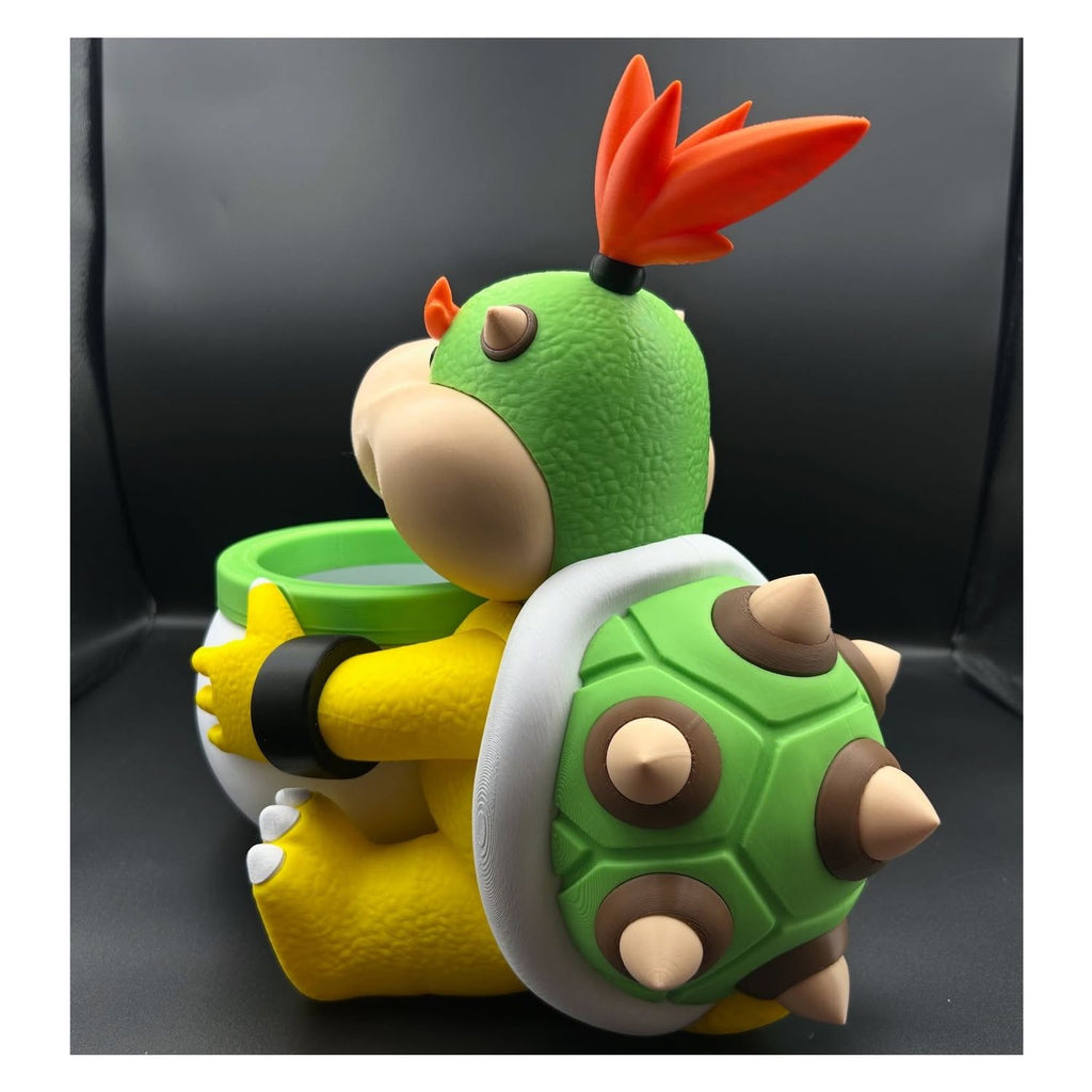 Palomera Bowser Jr Mario Bros Galaxy Impresión 3D Para Pop Corn Canchita Palomitas