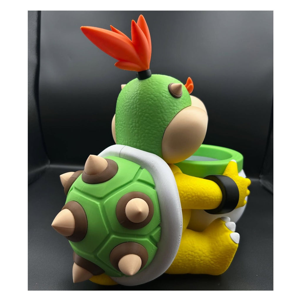 Palomera Bowser Jr Mario Bros Galaxy Impresión 3D Para Pop Corn Canchita Palomitas