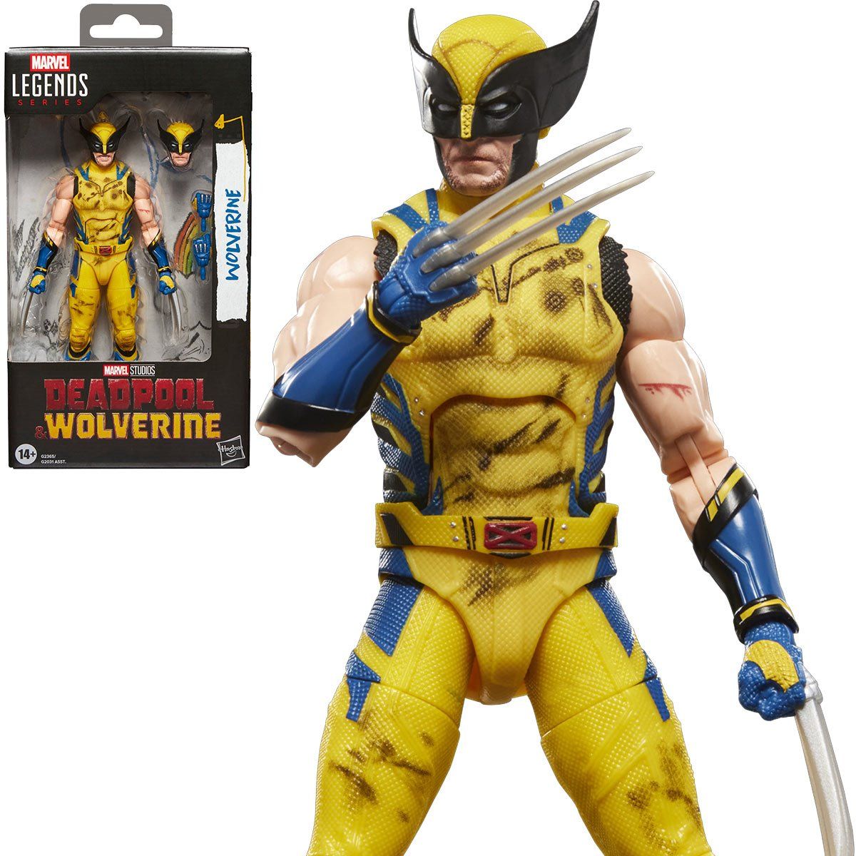 Deadpool & Wolverine Marvel Legends Wolverine Sleeveless Sin Mangas Daño
