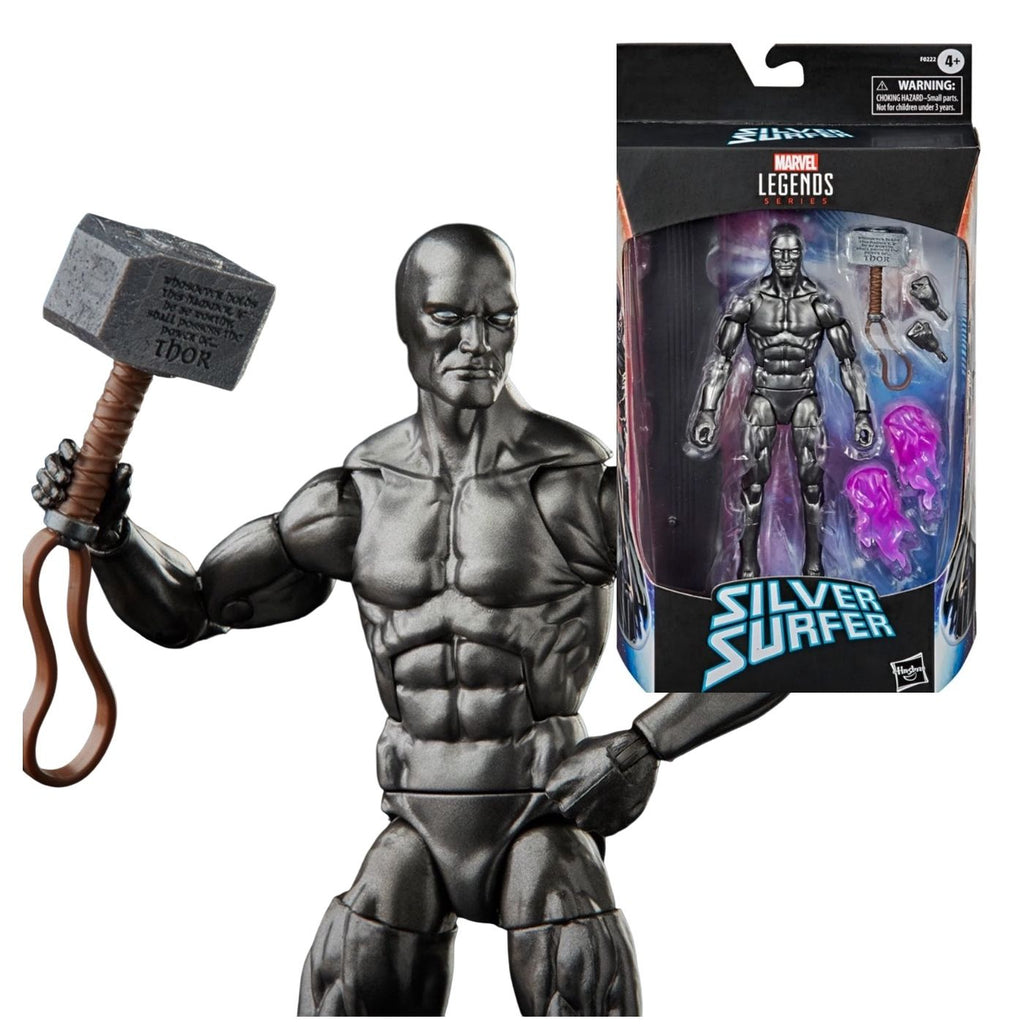 Los 4 Fantasticos Silver Surfer Marvel Legends Obsidian Surfer