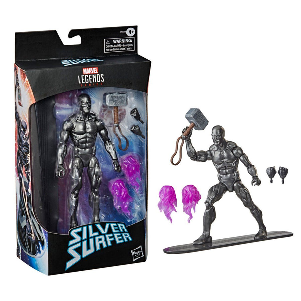 Los 4 Fantasticos Silver Surfer Marvel Legends Obsidian Surfer