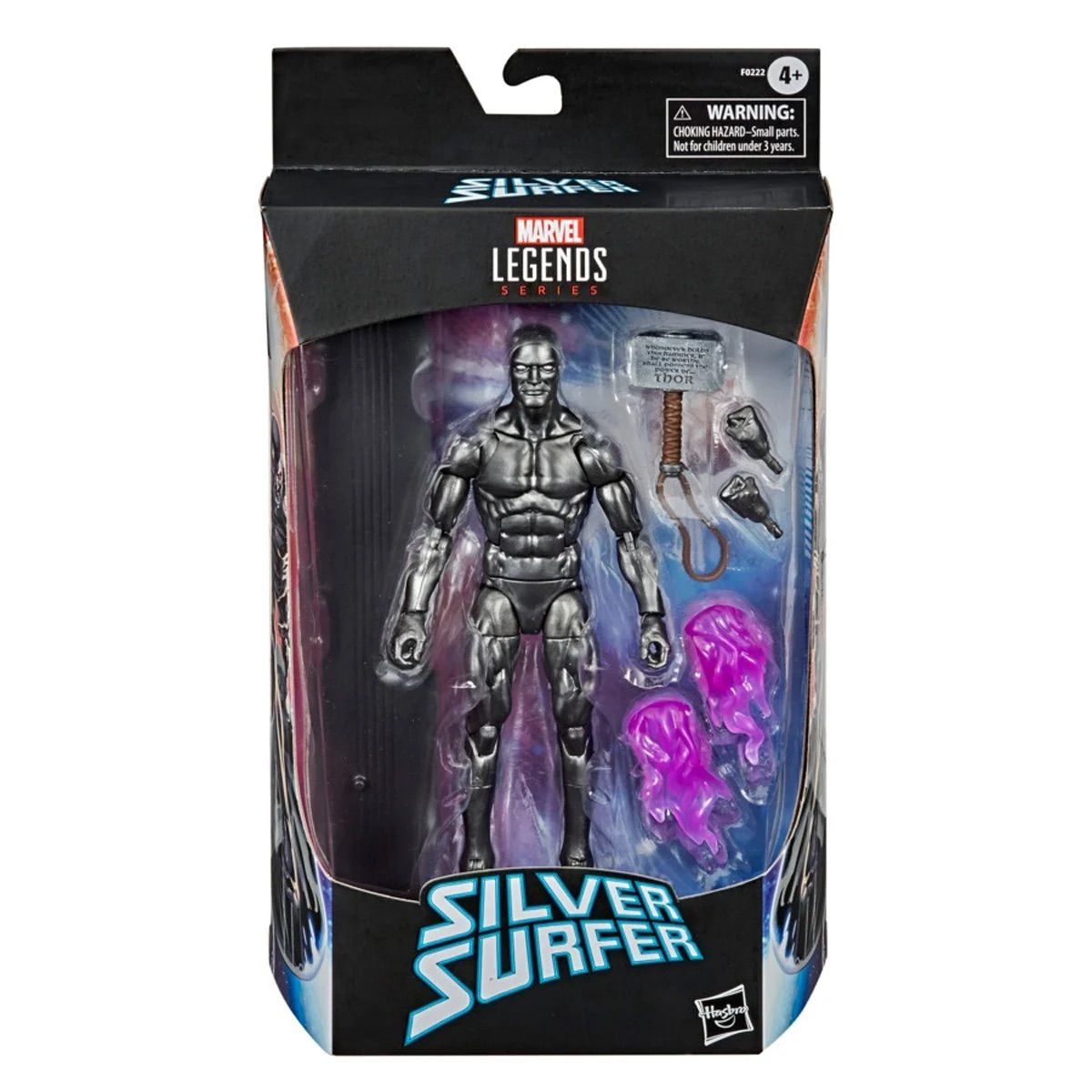 Los 4 Fantasticos Silver Surfer Marvel Legends Obsidian Surfer