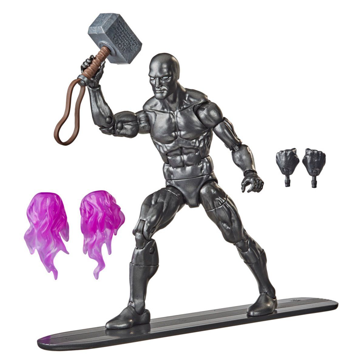 Los 4 Fantasticos Silver Surfer Marvel Legends Obsidian Surfer