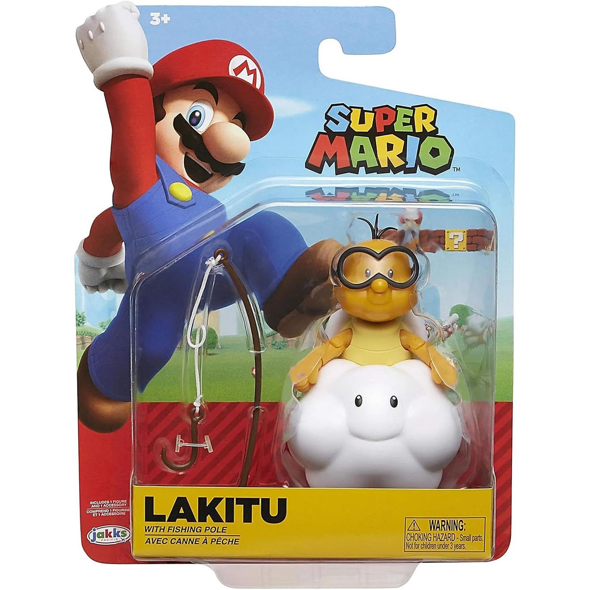 Figura Super Mario Bros Galaxy World of Nintendo Lakitu Nube 10cm