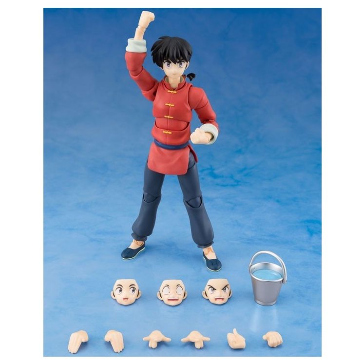 Figura Ranma y Medio 1 l 2 SH Figuarts Ranma Saotome Version Hombre