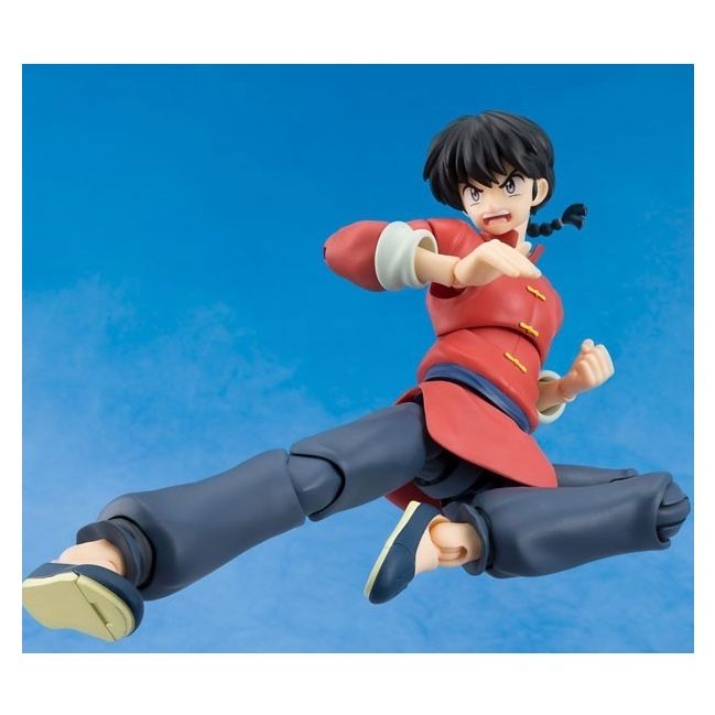 Figura Ranma y Medio 1 l 2 SH Figuarts Ranma Saotome Version Hombre