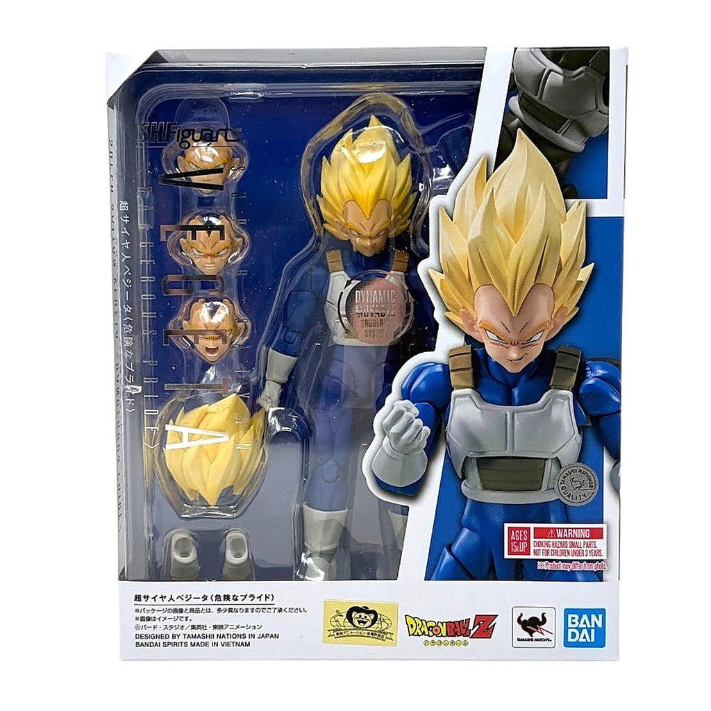 Dragon Ball Z SH Figuarts Super Saiyan SSJ Vegeta Dangerous Pride