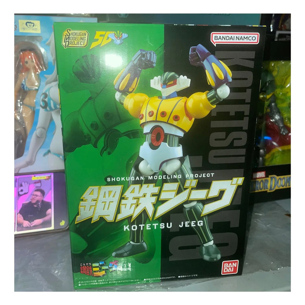 El Vengador Steel Kotetsu Jeeg SMP Shokugan Modeling Project Model kit  Altura 15cm