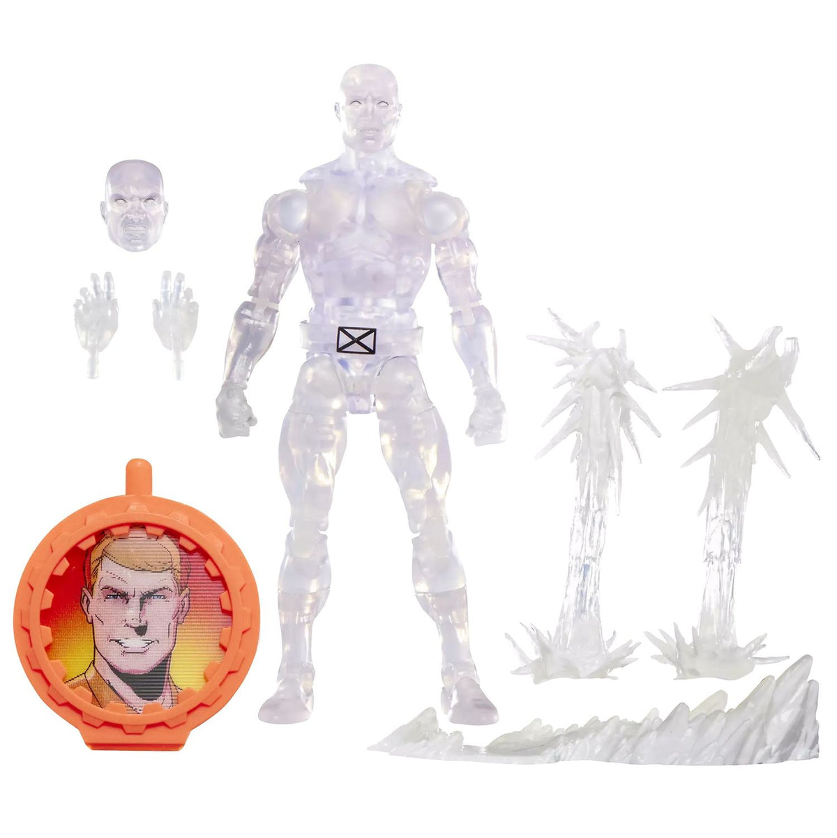 Figura de Accion Iceman Marvel Legends Secret Wars Hombre de Hielo