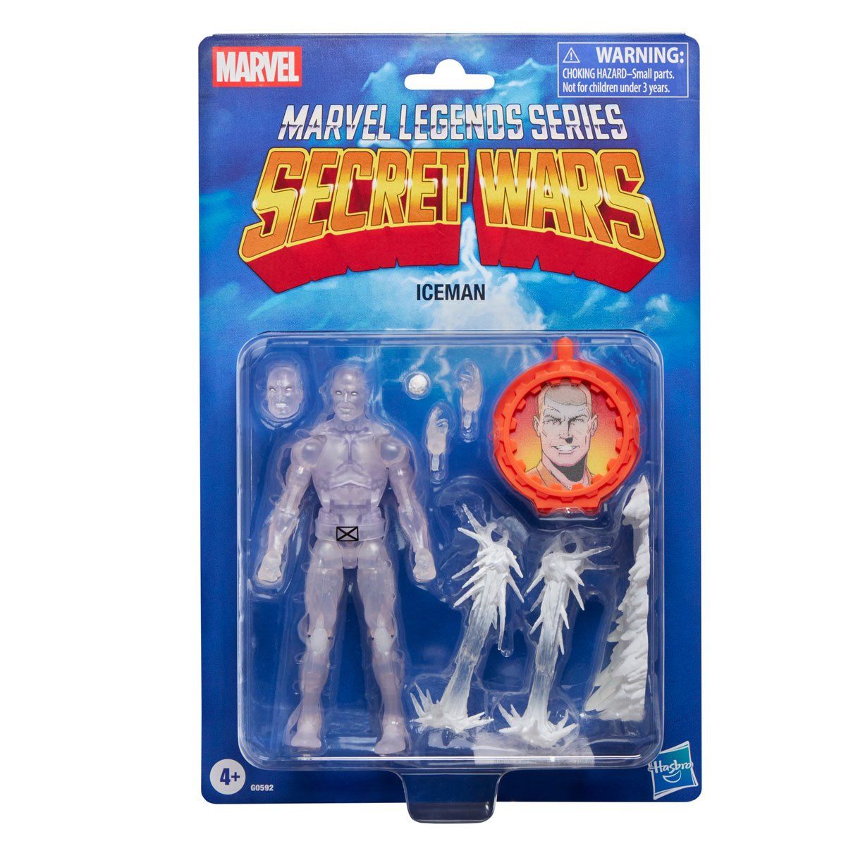Figura de Accion Iceman Marvel Legends Secret Wars Hombre de Hielo