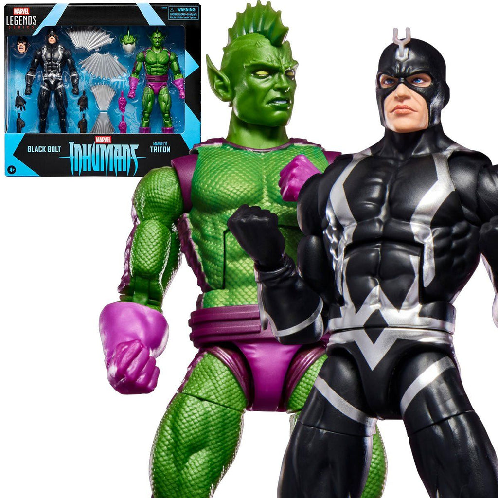 Pack Figuras Inhumans Marvel Legends Black Bolt and Triton